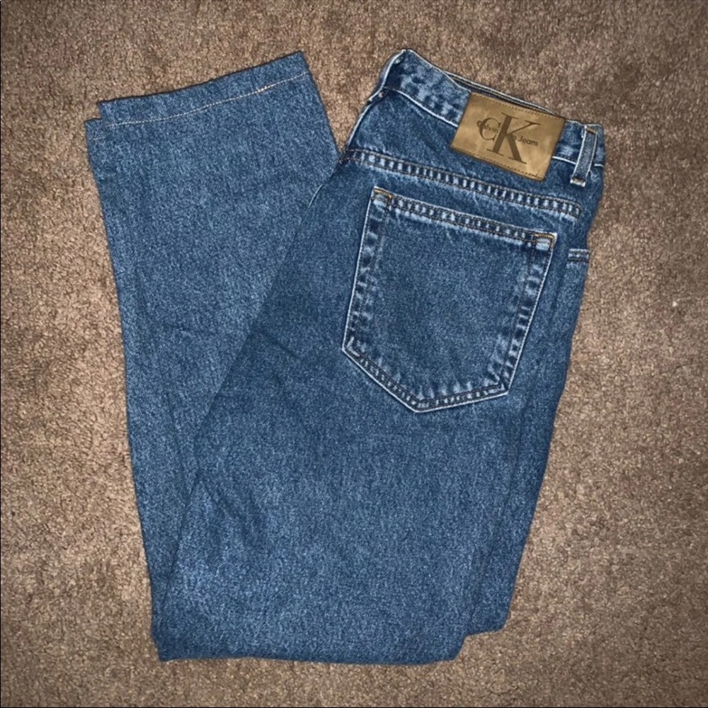 Vintage Calvin Klein High Rise Mom Jeans